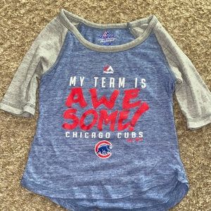 Chicago Cubs T-shirt. Size 6/6x.